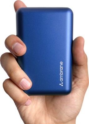 Ambrane 20000 mAh 22.5 W Mini Pocket Size Power Bank(Blue, Lithium Polymer, Power Delivery 3.0, Quick Charge 3.0 for Mobile)