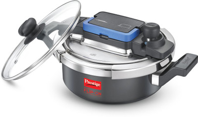 Prestige Svachh Flip-on 3 L Outer Lid Induction Bottom Pressure Cooker(Hard Anodized)