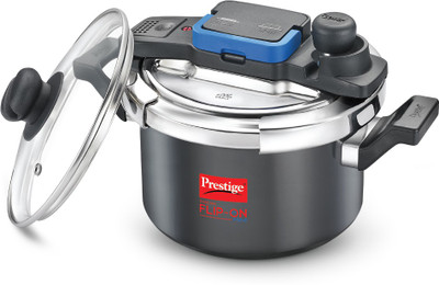 Prestige Svachh Flip-on Mini 3 L Outer Lid Induction Bottom Pressure Cooker(Hard Anodized)