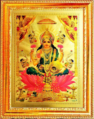 SUNINOW GODDESS LAXMI PHOTO FRAME (7 x 5 inch ) Religious Frame