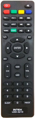 OG Remote LED-3210 Compatible With Intex Led Lcd Tv Remote Controller(Black)