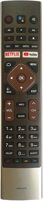 OG Remote HTR-U27E with Voice Netflix and Youtube Functions Compatible with Haier Smart Led Lcd TV Remote Controller(Silver)