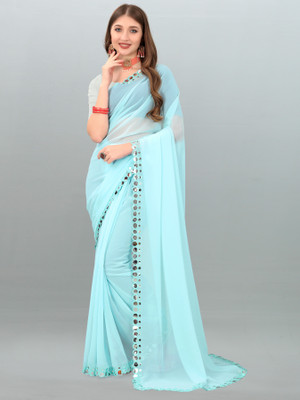 76% OFF on LAHEJA Self Design, Embellished, Solid/Plain Bollywood Georgette Saree(Light Blue) 76% OFF on LAHEJA Self Design, Embellished, Solid/Plain Bollywood Georgette Saree(Light Blue)