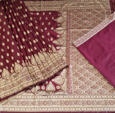 MAULIK SILK MILL Woven Banarasi Art Silk, Cotton Silk Saree(Multicolor)