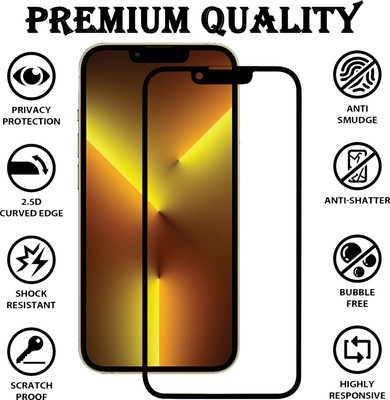 Flipkart SmartBuy Edge To Edge Tempered Glass for IPHONE 13 PRO MAX(Pack of 4)