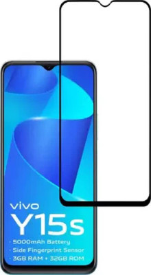 HQ Protection Edge To Edge Tempered Glass for Vivo Y15s(Pack of 1)