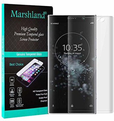 MARSHLAND Edge To Edge Tempered Glass for Sony Xperia XA2 3D Protection(Pack of 1)