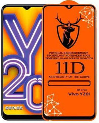 Donald Edge To Edge Tempered Glass for Vivo Y20i(Pack of 1)