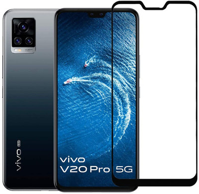 Donald Edge To Edge Tempered Glass for Vivo V20 Pro(Pack of 1)