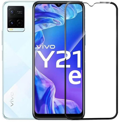 Donald Edge To Edge Tempered Glass for Vivo Y21e(Pack of 1)