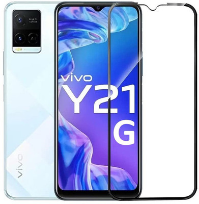 GORILLA Extra Strong Premium Edge To Edge Tempered Glass for Vivo Y21G(Pack of 1)