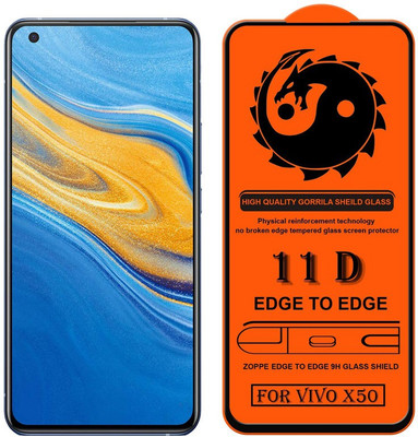 Donald Edge To Edge Tempered Glass for Vivo X50(Pack of 1)