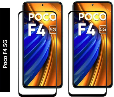 Bodoma Edge To Edge Tempered Glass for POCO F4 5G pack of 2(Pack of 2)