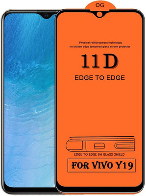GORILLA Extra Strong Premium Edge To Edge Tempered Glass for Vivo Y19(Pack of 1)