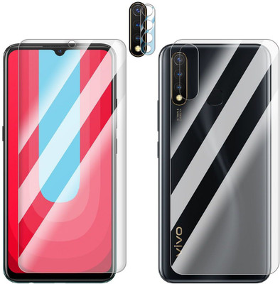 FCS Front and Back Screen Guard for Vivo U20(Pack of 3)