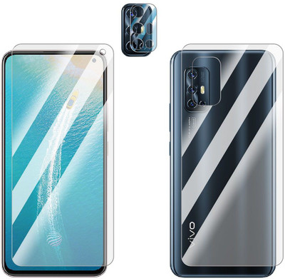 FCS Front and Back Screen Guard for Vivo V17(Pack of 3)