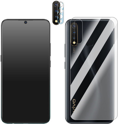 FCS Front and Back Screen Guard for Vivo U20(Pack of 3)