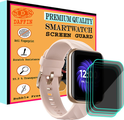 daffin Screen Guard for DIZO Watch D(Pack of 4)