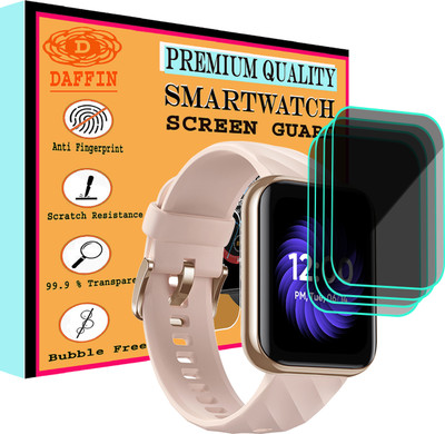 daffin Screen Guard for DIZO Watch D(Pack of 4)