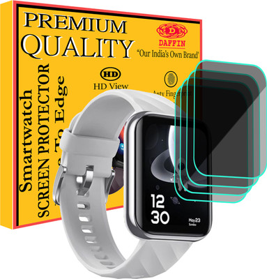 daffin Screen Guard for DIZO Watch D(Pack of 4)