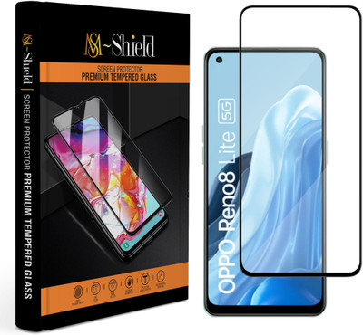 MS-Shield Tempered Glass Guard for OPPO Reno8 Lite 5G(Pack of 1)
