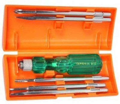 TAPARIA Screwdriver Set C-812 , 6pcs set (5+1) Multi use & compact Combination Screwdriver Set(Pack of 1)