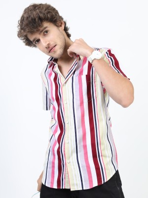 HIGHLANDER Men Printed Casual Multicolor Shirt