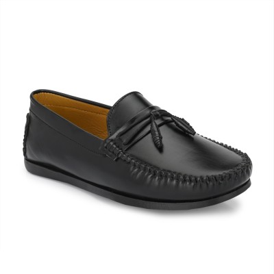 PROVOGUE Loafers For Men(Black , 7)