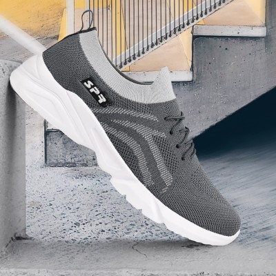 Camfoot Latest Range of Stylish & Trendy Sport Sneakers Running Shoes Running Shoes For Men(Grey)