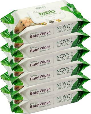 Babio Novel baby wet wipes cleanses Moisturising Price History