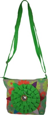 Muren Green Sling Bag Eyecatching Fluorescent Hand Bags