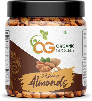 Organic Grocery Premium Dried, Nutritious & Delicious California Almonds Almonds(1 x 100 g)