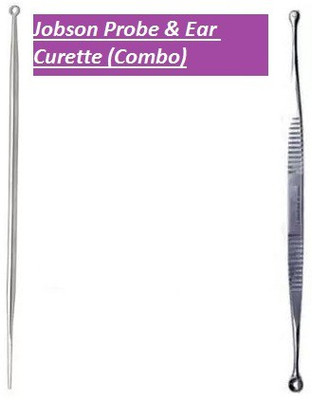 Forgesy Jobson Probe + Ear Curette (Combo) Utility Forceps