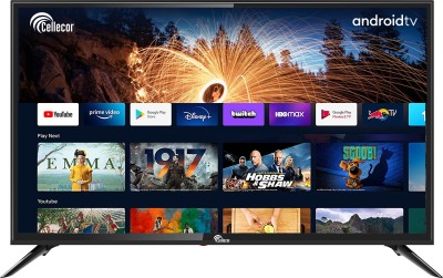 View Cellecor 100 cm (40 inch) Full HD LED Smart Android TV(40CS)  Price Online