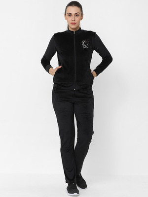 SWEET DREAMS Solid Women Track Suit
