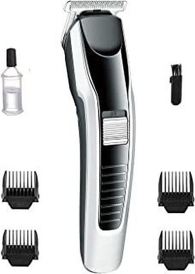 Zeus Volt Man Professional Hair Clipper cordless Rechargeable hair Trimmer Trimmer 60 min  Runtime 4 Length Settings(Grey)