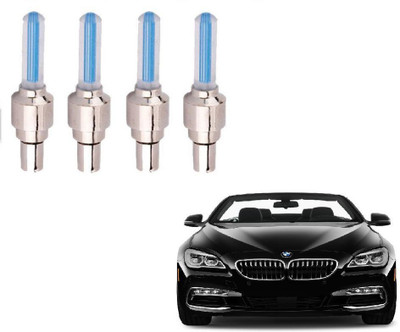 AK Art wheel Valve LED light BMW - Blue Indicator Light Car LED for BMW (1 V, 2 W)(323i, Pack of 4)