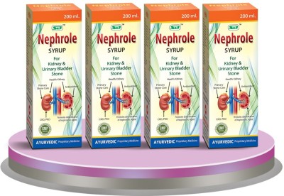S B HERBO PHARMACEUTICAL Nephrole Syrup – 800 ml.(Pack of 4)