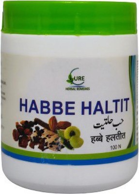 Cure Herbal Habbe Haltit (100Pills) (Pack Of 2)(Pack of 2)