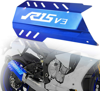 Vagary Exhaust Cover Silencer Protector Cover For R15-V3 Bike Exhaust Heat Shield