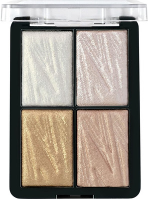 GFSU 4 Multi Color Shimmer Highlighter Face Kit Compact(Multi Color, 12 g)