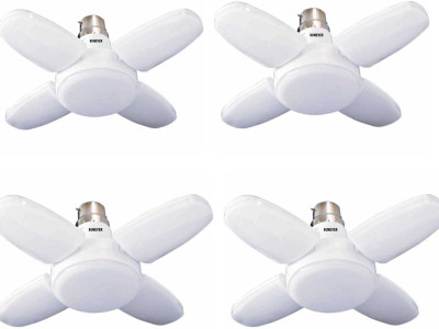 sunever 28 W Basic Decorative B22 LED Bulb(White, Pack of 4)