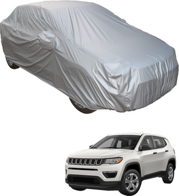 SS FOR YOUR SMART NEEDS Car Cover For Jeep Compass (With Mirror Pockets)(Silver)