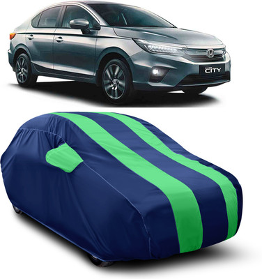 JEHOVA Car Cover For Honda City ZX (With Mirror Pockets)(Green)