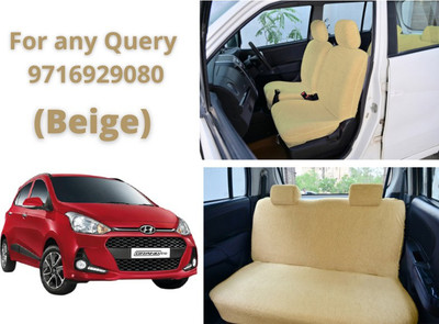 Chiefride Cotton Car Seat Cover For Hyundai Grand i10(NA, Without Back Seat Arm Rest, 5 Seater)