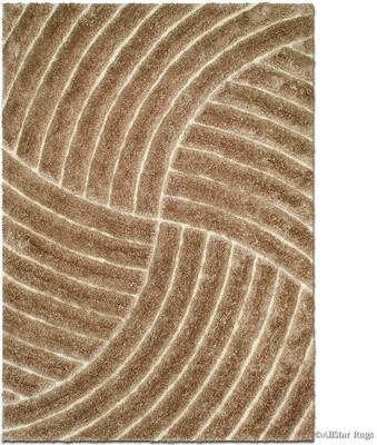 Acarpet Gold Polyester Carpet(3 ft,  X 5 ft, Rectangle)
