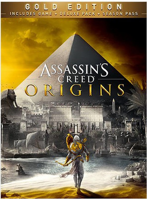 Assassins Creed Origins - GOLD EDITION Gold Edition with Game and Season Pass(Code in the Box - for Xbox One)