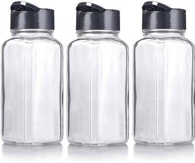 Coozico Glass Grocery Container  - 120 ml(Pack of 6, Clear)