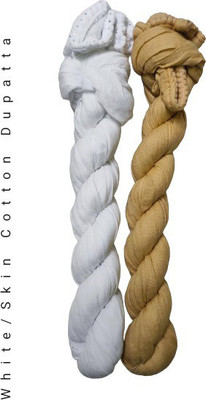 INVENT FASHION Pure Cotton Solid Women Dupatta