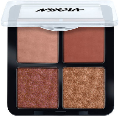 NYKAA EEyes On Me! 4 in 1 Quad Eyeshadow Palette - Sunset Stroll 5 g(Brown)